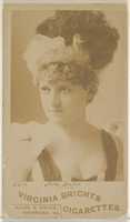 Free download Card 524, Miss Behr, from the Actors and Actresses series (N45, Type 6) for Virginia Brights Cigarettes free photo or picture to be edited with GIMP online image editor