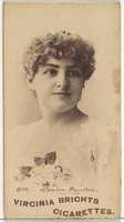 Free download Card 610, Louise Paullin, from the Actors and Actresses series (N45, Type 1) for Virginia Brights Cigarettes free photo or picture to be edited with GIMP online image editor