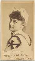 Free download Card 618, Josie Hall, from the Actors and Actresses series (N45, Type 1) for Virginia Brights Cigarettes free photo or picture to be edited with GIMP online image editor