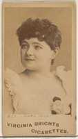 Free download Card 622, Mattie Fuller, from the Actors and Actresses series (N45, Type 1) for Virginia Brights Cigarettes free photo or picture to be edited with GIMP online image editor