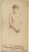 Free download Card 644, Lillian Grub, from the Actors and Actresses series (N45, Type 1) for Virginia Brights Cigarettes free photo or picture to be edited with GIMP online image editor