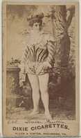 Free download Card 645, Louise Paullin, from the Actors and Actresses series (N45, Type 7) for Dixie Cigarettes free photo or picture to be edited with GIMP online image editor