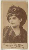 Free download Card 657, Miss Hart, from the Actors and Actresses series (N45, Type 1) for Virginia Brights Cigarettes free photo or picture to be edited with GIMP online image editor