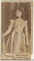 Free download Card 663, Miss Johnson, from the Actors and Actresses series (N45, Type 1) for Virginia Brights Cigarettes free photo or picture to be edited with GIMP online image editor