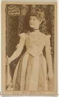 Free download Card 663, Miss Johnston, from the Actors and Actresses series (N45, Type 2) for Virginia Brights Cigarettes free photo or picture to be edited with GIMP online image editor