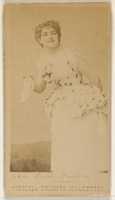 Free download Card 666, Louise Paullin, from the Actors and Actresses series (N45, Type 1) for Virginia Brights Cigarettes free photo or picture to be edited with GIMP online image editor