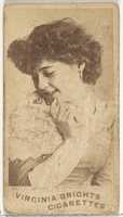 Free download Card 667, Daisy Murdoch, from the Actors and Actresses series (N45, Type 1) for Virginia Brights Cigarettes free photo or picture to be edited with GIMP online image editor