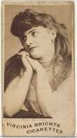 Free download Card 672, Miss Morgan, from the Actors and Actresses series (N45, Type 1) for Virginia Brights Cigarettes free photo or picture to be edited with GIMP online image editor