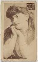 Free download Card 672, Miss Morgan, from the Actors and Actresses series (N45, Type 2) for Virginia Brights Cigarettes free photo or picture to be edited with GIMP online image editor