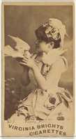 Free download Card 679, Fanny Rice, from the Actors and Actresses series (N45, Type 1) for Virginia Brights Cigarettes free photo or picture to be edited with GIMP online image editor