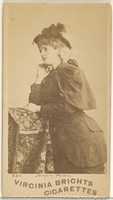 Free download Card 681, Jennie Prince, from the Actors and Actresses series (N45, Type 1) for Virginia Brights Cigarettes free photo or picture to be edited with GIMP online image editor