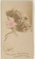 Free download Card 682, Miss Hall, from the Actors and Actresses series (N45, Type 1) for Virginia Brights Cigarettes free photo or picture to be edited with GIMP online image editor