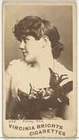 Free download Card 685, Fanny Rice, from the Actors and Actresses series (N45, Type 1) for Virginia Brights Cigarettes free photo or picture to be edited with GIMP online image editor