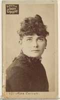 Free download Card 691, Miss Carroll, from the Actors and Actresses series (N45, Type 2) for Virginia Brights Cigarettes free photo or picture to be edited with GIMP online image editor