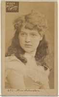 Free download Card 695, Miss Johnston, from the Actors and Actresses series (N45, Type 2) for Virginia Brights Cigarettes free photo or picture to be edited with GIMP online image editor