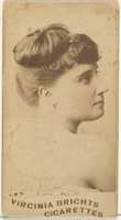 Free download Card 697, Nellie Abbott, from the Actors and Actresses series (N45, Type 1) for Virginia Brights Cigarettes free photo or picture to be edited with GIMP online image editor