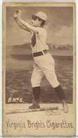 Free download Card 6, from the Girl Baseball Players series (N48, Type 1) for Virginia Brights Cigarettes free photo or picture to be edited with GIMP online image editor