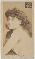 Free download Card 704, Miss Morgan, from the Actors and Actresses series (N45, Type 2) for Virginia Brights Cigarettes free photo or picture to be edited with GIMP online image editor