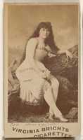 Free download Card 720, Miss Carroll, from the Actors and Actresses series (N45, Type 1) for Virginia Brights Cigarettes free photo or picture to be edited with GIMP online image editor