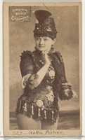 Free download Card 727, Mollie Fisher, from the Actors and Actresses series (N45, Type 2) for Virginia Brights Cigarettes free photo or picture to be edited with GIMP online image editor