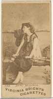 Free download Card 735, Daisy Murdoch, from the Actors and Actresses series (N45, Type 1) for Virginia Brights Cigarettes free photo or picture to be edited with GIMP online image editor