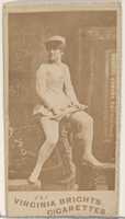Free download Card 747, from the Actors and Actresses series (N45, Type 4) for Virginia Brights Cigarettes free photo or picture to be edited with GIMP online image editor