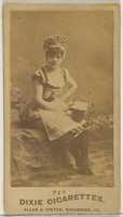 Free download Card 749, from the Actors and Actresses series (N45, Type 7) for Dixie Cigarettes free photo or picture to be edited with GIMP online image editor