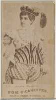 Free download Card 772, Louise Paullin, from the Actors and Actresses series (N45, Type 7) for Dixie Cigarettes free photo or picture to be edited with GIMP online image editor