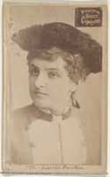 Free download Card 791, Louise Paullin, from the Actors and Actresses series (N45, Type 2) for Virginia Brights Cigarettes free photo or picture to be edited with GIMP online image editor