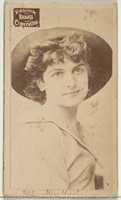 Free download Card 802, Miss Hart, from the Actors and Actresses series (N45, Type 2) for Virginia Brights Cigarettes free photo or picture to be edited with GIMP online image editor