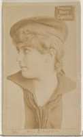 Free download Card 805, Miss Emerson, from the Actors and Actresses series (N45, Type 2) for Virginia Brights Cigarettes free photo or picture to be edited with GIMP online image editor
