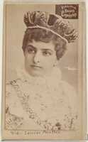 Free download Card 814, Louise Paullin, from the Actors and Actresses series (N45, Type 2) for Virginia Brights Cigarettes free photo or picture to be edited with GIMP online image editor