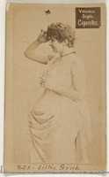 Free download Card 821, Lillie Grub, from the Actors and Actresses series (N45, Type 2) for Virginia Brights Cigarettes free photo or picture to be edited with GIMP online image editor