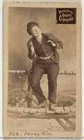 Free download Card 822, Fanny Rice, from the Actors and Actresses series (N45, Type 2) for Virginia Brights Cigarettes free photo or picture to be edited with GIMP online image editor