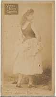Free download Card 829, Louise Paullin, from the Actors and Actresses series (N45, Type 2) for Virginia Brights Cigarettes free photo or picture to be edited with GIMP online image editor