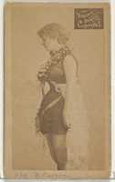 Free download Card 830, Emma Carson, from the Actors and Actresses series (N45, Type 2) for Virginia Brights Cigarettes free photo or picture to be edited with GIMP online image editor