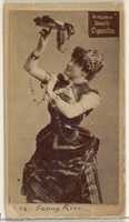 Free download Card 838, Fanny Rice, from the Actors and Actresses series (N45, Type 2) for Virginia Brights Cigarettes free photo or picture to be edited with GIMP online image editor