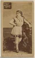 Free download Card 860, May Ten Broeck, from the Actors and Actresses series (N45, Type 2) for Virginia Brights Cigarettes free photo or picture to be edited with GIMP online image editor