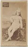 Free download Card 873, Lydia Thompson, from the Actors and Actresses series (N45, Type 2) for Virginia Brights Cigarettes free photo or picture to be edited with GIMP online image editor