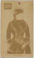 Free download Card 875, Mrs. Langtry, from the Actors and Actresses series (N45, Type 7) for Dixie Cigarettes free photo or picture to be edited with GIMP online image editor