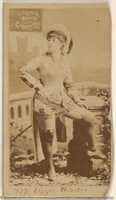 Free download Card 879, Lizzie Webster, from the Actors and Actresses series (N45, Type 2) for Virginia Brights Cigarettes free photo or picture to be edited with GIMP online image editor