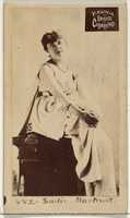 Free download Card 882, Sadie Martinot, from the Actors and Actresses series (N45, Type 2) for Virginia Brights Cigarettes free photo or picture to be edited with GIMP online image editor