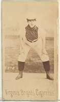 Free download Card 8, from the Girl Baseball Players series (N48, Type 1) for Virginia Brights Cigarettes free photo or picture to be edited with GIMP online image editor