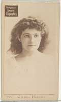 Free download Card 905, Queen Vassar, from the Actors and Actresses series (N45, Type 2) for Virginia Brights Cigarettes free photo or picture to be edited with GIMP online image editor
