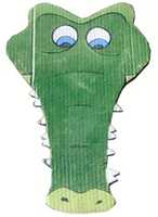 Free download Cardboard cutout of a crocodile or alligator free photo or picture to be edited with GIMP online image editor