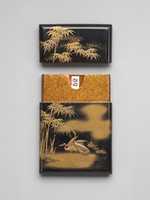 Free download Card Case with Crane and Bamboo free photo or picture to be edited with GIMP online image editor