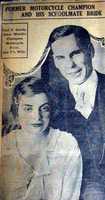 Free download Car Goudy Wedding Picture From July 16, 1916 Chicago Herald free photo or picture to be edited with GIMP online image editor