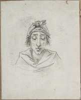 Free download Caricature of Georges-Auguste Couthon (called Aristide, 1756-1794), President of the Convention in 1793, on the way to the guillotine on July 28, 1794 (10 Thermidor, An II) free photo or picture to be edited with GIMP online image editor