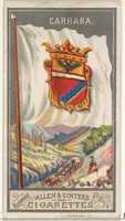 Free download Carrara, from the City Flags series (N6) for Allen & Ginter Cigarettes Brands free photo or picture to be edited with GIMP online image editor