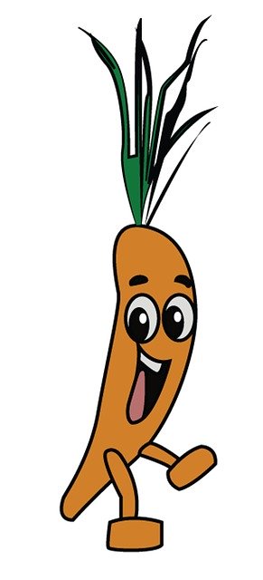 Безкоштовно завантажити Carrot Cartoon Plant - безкоштовна ілюстрація для редагування за допомогою безкоштовного онлайн-редактора зображень GIMP